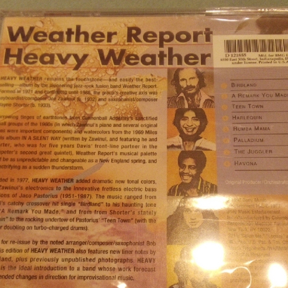 Weather Report Heavy Weather CD - Picture 4 of 4